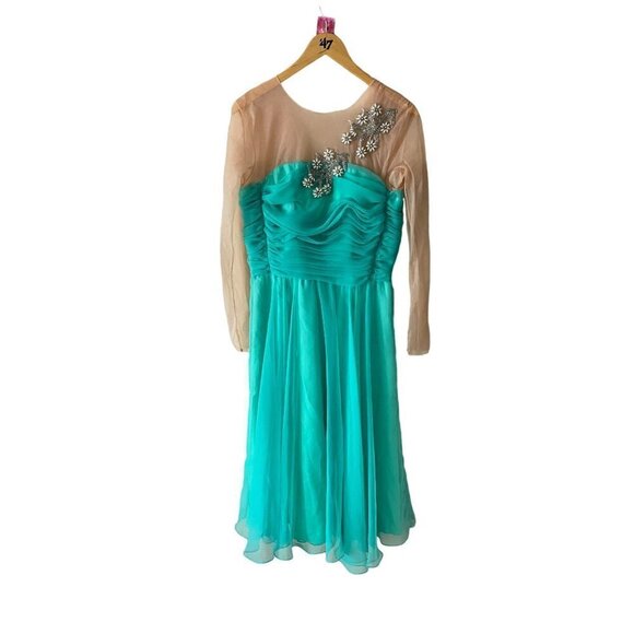 Vintage Lilli Diamond California Women's 1950's Cocktail Dress - Large - Picture 1 of 15